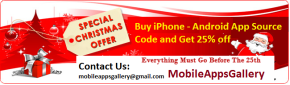 christmas special offers on iPhone - Android app source code